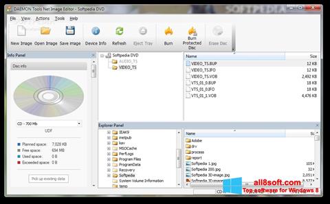 Снимка на екрана DAEMON Tools Lite за Windows 8