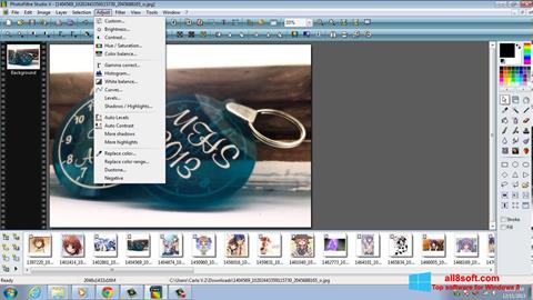 Снимка на екрана PhotoFiltre Studio X за Windows 8