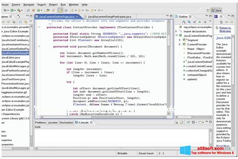 Снимка на екрана Java Development Kit за Windows 8