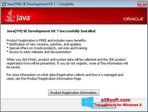 Снимка на екрана Java за Windows 8