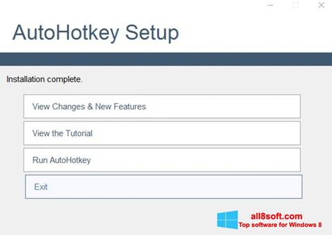 Снимка на екрана AutoHotkey за Windows 8