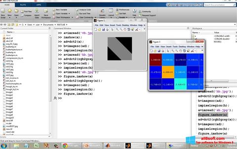 Снимка на екрана MATLAB за Windows 8