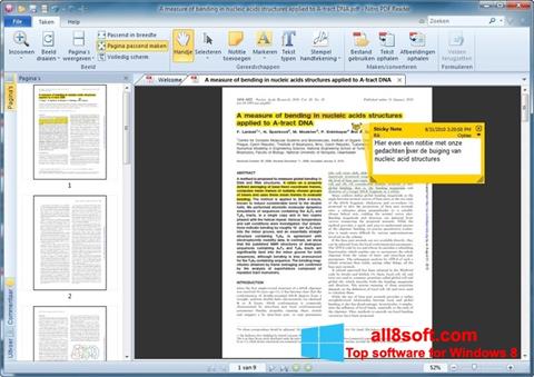 Снимка на екрана Nitro PDF Reader за Windows 8