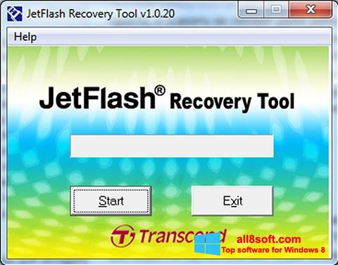 Снимка на екрана JetFlash Recovery Tool за Windows 8