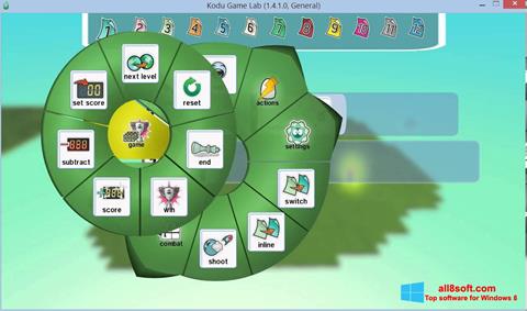 Снимка на екрана Kodu Game Lab за Windows 8