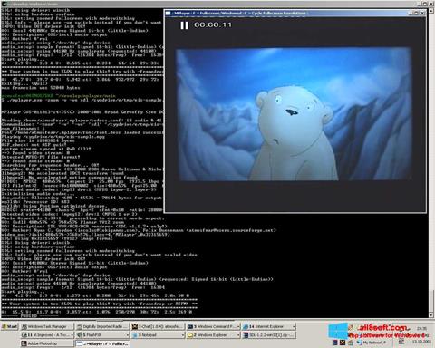 Снимка на екрана MPlayer за Windows 8