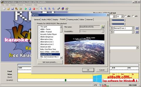 Снимка на екрана KaraFun за Windows 8