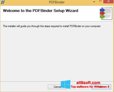 Снимка на екрана PDFBinder за Windows 8
