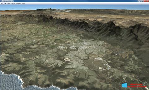 Снимка на екрана NASA World Wind за Windows 8